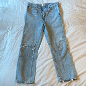 AGOLDE high waisted light wash jeans Size 27